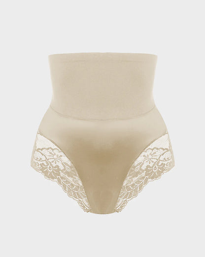 High-Waist Seamless Lace Shaping Panty (3 Pack)